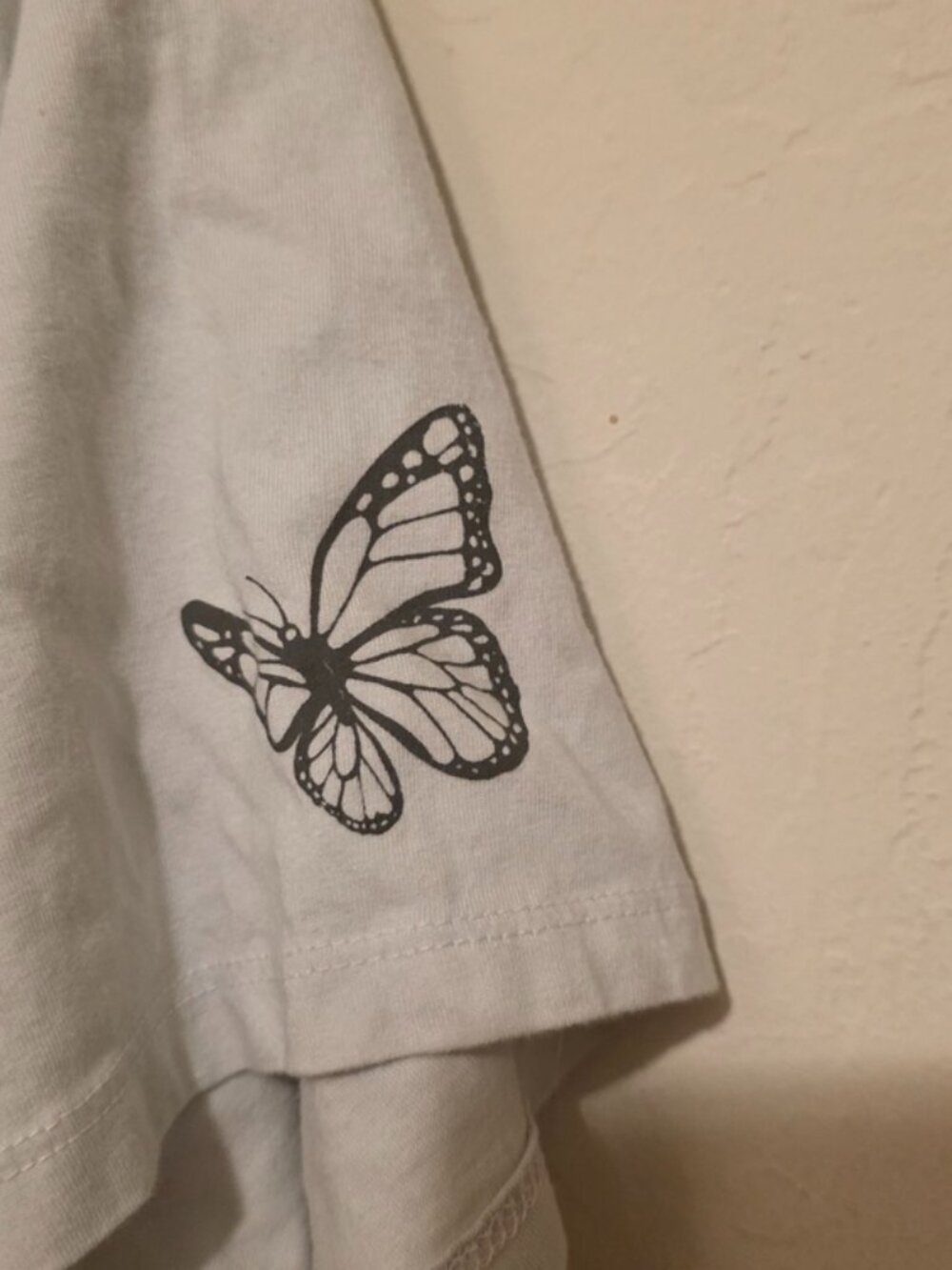 Light Gray  Cotton Tee Short Sleeve L - Picture 2 of 2
